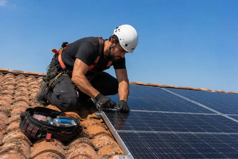 Maintenance et monitoring de panneaux solaires à Souvigné