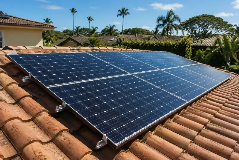 Installation de panneaux solaires à Souvigné